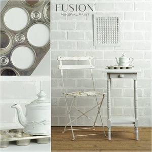 Lamp White Fusion Mineral Paint - Matte Finish Furniture & Cabinet Paint - Pint Size