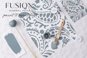 Paisley Blue Fusion Mineral Paint - Matte Furniture & Cabinet Matte Finish - Pint Size