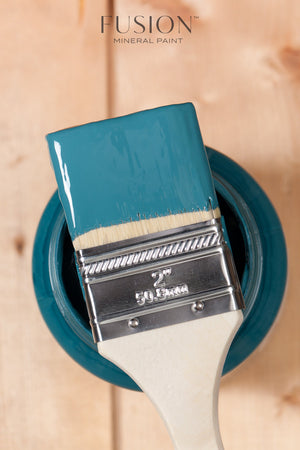 Seaside Fusion Mineral Paint - Coastal Blue Matte Furniture & Cabinet Finish - Pint Size