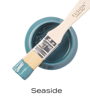 Seaside Fusion Mineral Paint - Coastal Blue Matte Furniture & Cabinet Finish - Pint Size