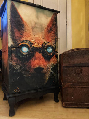 Future Fox A1 Furniture Decoupage Paper, MINT by Michelle Decoupage