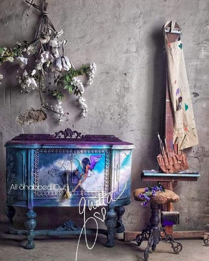 Angel Furniture Decoupage Paper, MINT by Michelle Sheet