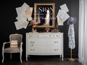 Parchment Fusion Mineral Paint - Matte Furniture & Cabinet Paint - Pint Size