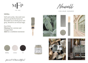 Newell Fusion Mineral Paint - Matte Furniture & Cabinet Paint - Pint Size
