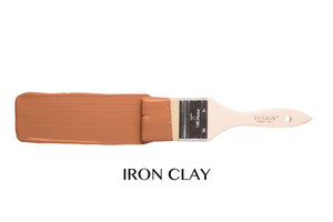 Iron Clay Fusion Mineral Paint - Matte Furniture & Cabinet Paint - Pint Size