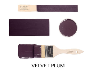 Velvet Plum Fusion Mineral Paint - Matte Furniture & Cabinet Paint - Pint Size