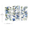 Garden Whispers Small Transfer | Floral Furniture Transfer