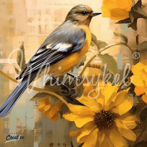 October Bluebird Furniture Decoupage Paper, Whimsykel Designs