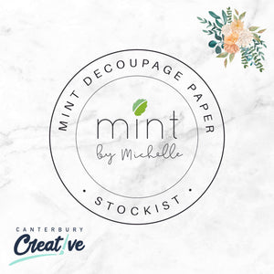 Silver Silhouette A1 Furniture Decoupage Paper - MINT by Michelle Decoupage