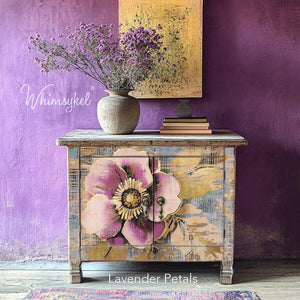 Lavender Petals Furniture Decoupage Paper, Whimsykel Designs