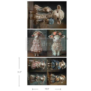 Shepherd's Cottage Decoupage Paper Pack - Redesign with Prima A3 Fiber Paper Set
