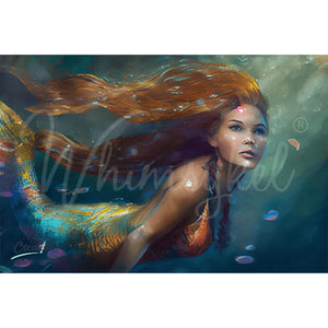 Arista Mystical Mermaid Furniture Decoupage Paper - Whimsykel Design Tissue Sheet