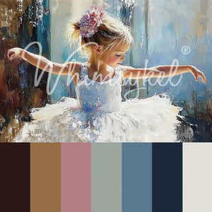 Pirouettes & Petals Furniture Decoupage Paper - Whimsykel Designs Tissue Sheet