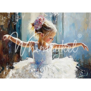 Pirouettes & Petals Furniture Decoupage Paper - Whimsykel Designs Tissue Sheet