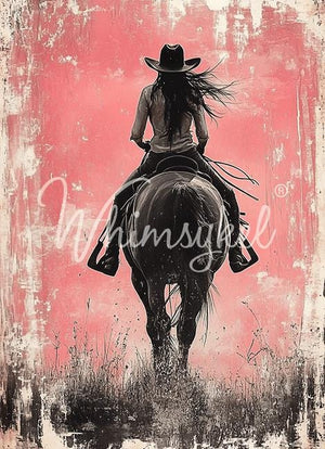 Riding Solo Furniture Decoupage Paper - Whimsykel Designs Tissue Paper