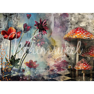 Whimsykel Wonderland Furniture Decoupage Paper, Whimsykel Designs Tissue Sheet