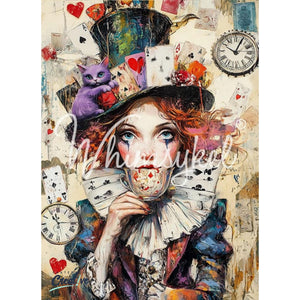 Mattie Hadder Furniture Decoupage - Whimsykel Designs Tissue Paper - Whimsical Wonderland