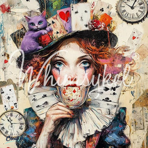 Mattie Hadder Furniture Decoupage - Whimsykel Designs Tissue Paper - Whimsical Wonderland