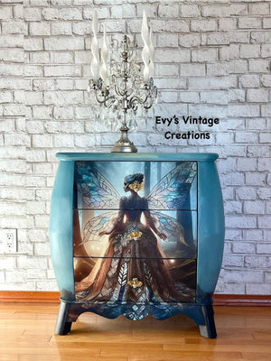 Enchanted Glow Furniture Decoupage Paper - MINT by Michelle Large A1 Sheet