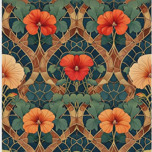 Stained Glass Furniture Decoupage Paper - MINT by Michelle Large A1 Sheet