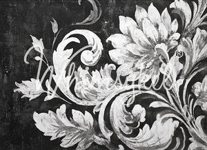 Noir Brocade & Noir Brocade REVERSED Furniture Decoupage - Whimsykel Designs Tissue Paper