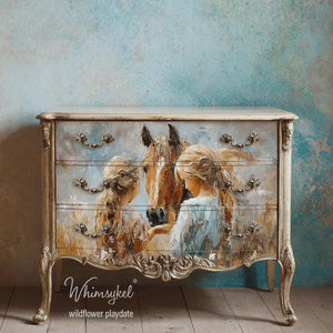Wildflower Playdate Furniture Decoupage - Whimsykel Designs Tissue Paper