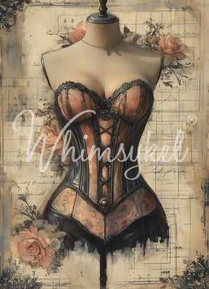 Laced in Time Furniture Decoupage Paper, Whimsykel Designs Tissue Paper