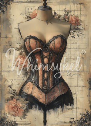 Laced in Time Furniture Decoupage Paper, Whimsykel Designs Tissue Paper