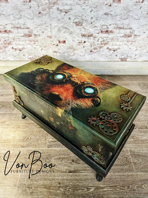 Future Fox A1 Furniture Decoupage Paper, MINT by Michelle Decoupage