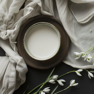 Snow Drop White Fusion Mineral Paint - Matte Finish Furniture Paint - Pint Size