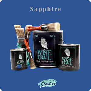 Sapphire -DISCONTINUED- Pint Size - Wise Owl Chalk Synthesis Paint
