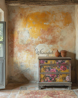Rustic Rosewood Furniture Decoupage Paper - Whimsykel Designs Tissue Sheet