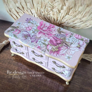 Dreamy Florals Small Transfer | Floral Furniture Transfer