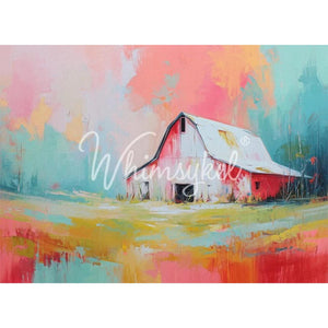 Painted Pasture Furniture Decoupage - Whimsykel Designs Tissue Paper - Farmhouse Decor