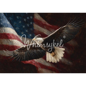 Freedom Isn't Free Furniture Decoupage - Whimsykel Designs Tissue Paper