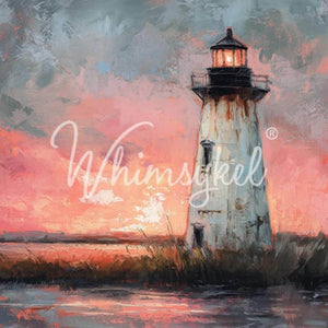 Cockspur Lighthouse Furniture Decoupage - Whimsykel Designs Tissue Paper