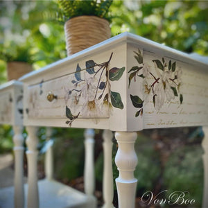 White Magnolia Small Transfer | Magnolia Furniture Transfer