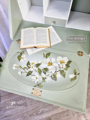 White Magnolia Small Transfer | Magnolia Furniture Transfer