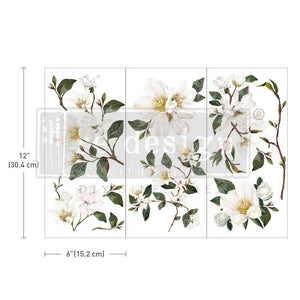 White Magnolia Small Transfer | Magnolia Furniture Transfer