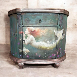 Mermaid Kisses Furniture Decoupage Paper - Whimsykel Designs Tissue Sheet