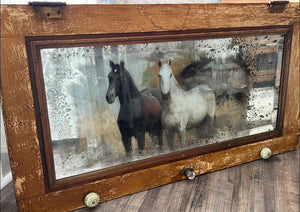 Barnyard Companions Furniture Decoupage - Whimsykel Designs Tissue Paper - Farmhouse Horses