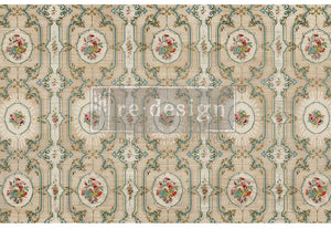 The Medallion Meadow Furniture Decoupage Paper - Redesign with Prima Fiber Tissue Sheet