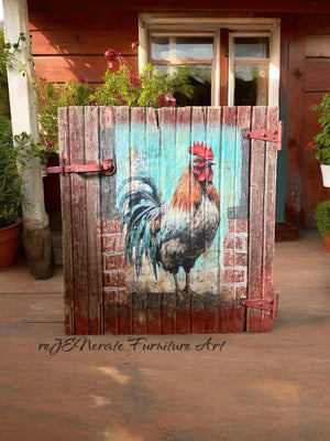 Hues & Feathers Furniture Decoupage - Whimsykel Designs Tissue Paper