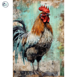 Hues & Feathers Furniture Decoupage - Whimsykel Designs Tissue Paper