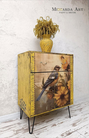 October Bluebird Furniture Decoupage Paper, Whimsykel Designs