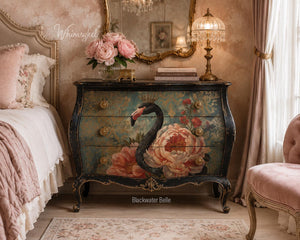 Blackwater Belle Furniture Decoupage - Whimsykel Designs Tissue Paper