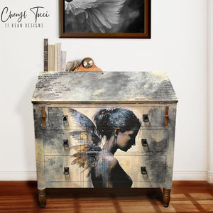 Angels Among Us Decoupage Paper, Whimsykel Designs Tissue Paper