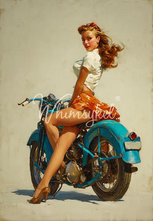 Curves & Cruisin Furniture Decoupage - Whimsykel Designs Tissue Paper