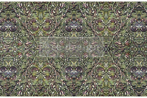 Moss-Bound Symmetry Furniture Decoupage Paper - Redesign with Prima Fiber Tissue Sheet