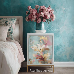 Acanthus Fresco Furniture Decoupage - Whimsykel Designs Tissue Paper